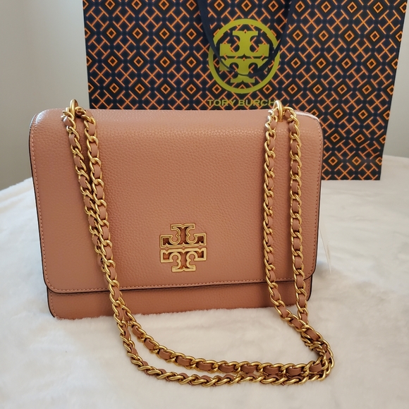 #03390 BRAND NEW W/TAGS! FABULOUS! TORY BURCH Britten Adjustable Strap - Picture 2 of 14